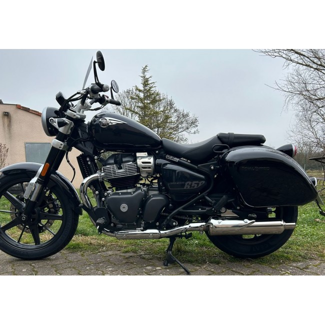 Paire de silencieux inox - Royal Enfield Super Meteor 650